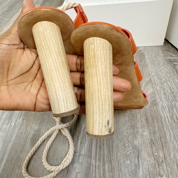 Ulla Johnson Elvie Rope High Heel in Red Clay - Picture 6 of 7